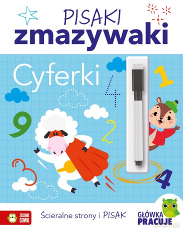 Cyferki. Pisaki zmazywaki [KSIĄŻKA]