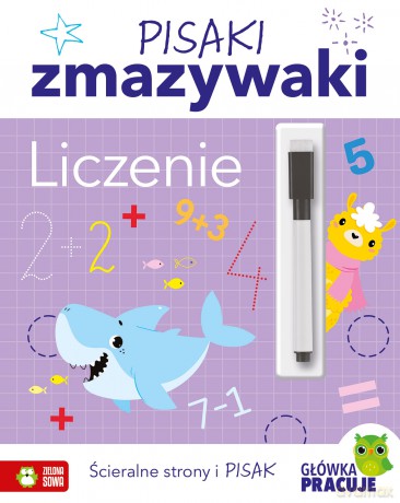 Liczenie. Pisaki zmazywaki [KSIĄŻKA]