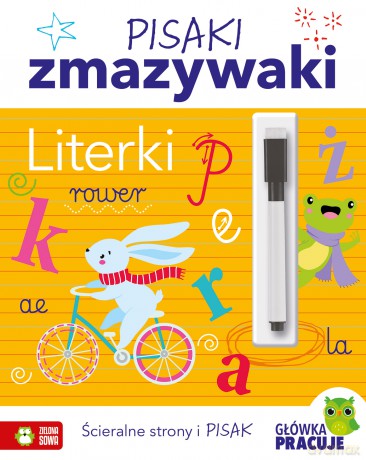 Literki. Pisaki zmazywaki [KSIĄŻKA]