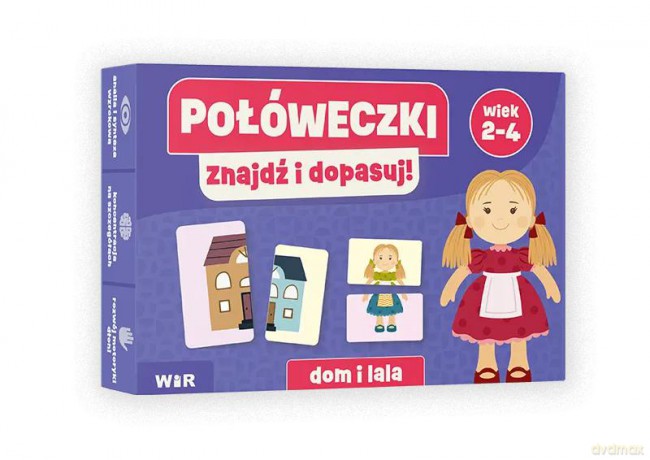 Połóweczki Znajdź i dopasuj! Dom i Lala [KSIĄŻKA]