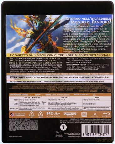 Avatar: Fire and Ash (Avatar: Ogień i popiół) [Blu-Ray 4K]+[2xBlu-Ray]