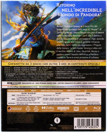 Avatar: Fire and Ash (Avatar: Ogień i popiół) [Blu-Ray 4K]+[2xBlu-Ray]