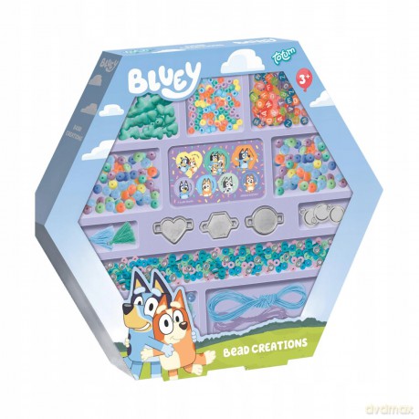 BLUEY Zestaw do robienia bransoletek BLUEY 1500 KORALIKÓW zestaw kreatywny