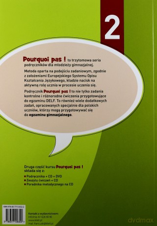 Pourquoi pas! 2 Podręcznik. LEKTORKLETT [KSIĄŻKA]+[2CD]