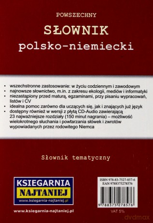 Powszechny słownik polsko-niemiecki [KSIĄŻKA]