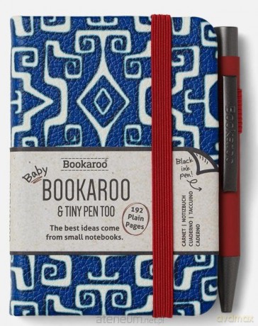 Bookaroo Notatnik A7 z długopisem - Aztek