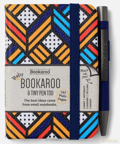 Bookaroo Notatnik A7 z długopisem - geometryczne