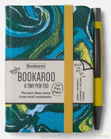 Bookaroo Notatnik A7 z długopisem - marmur