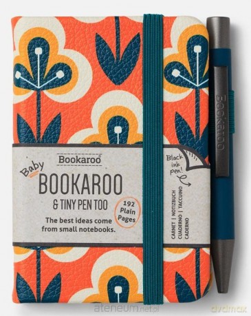 Bookaroo Notatnik A7 z długopisem - retro