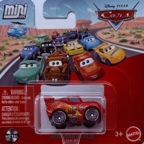 Cars Auta Mikroauto filmowych metalowych