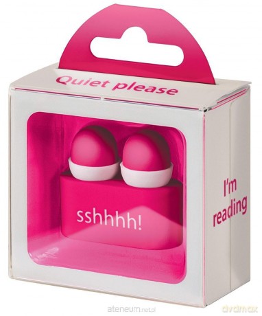 Ear Plugs - zatyczki do uszu w etui - różowe