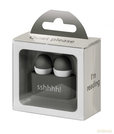 Ear Plugs - zatyczki do uszu w etui - szare