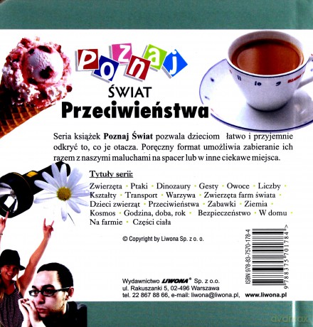 Poznaj świat - Przeciwieństwa LIWONA [KSIĄŻKA]