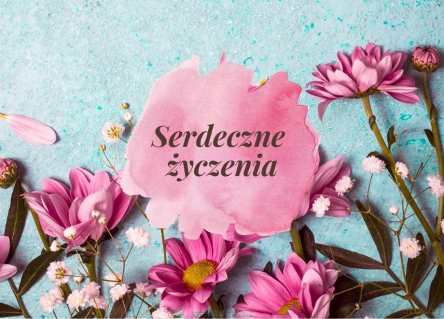 Karnet - Serdeczne życzenia