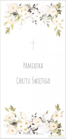 Karnet Chrzest C26 - Pamiątka Chrztu Świętego