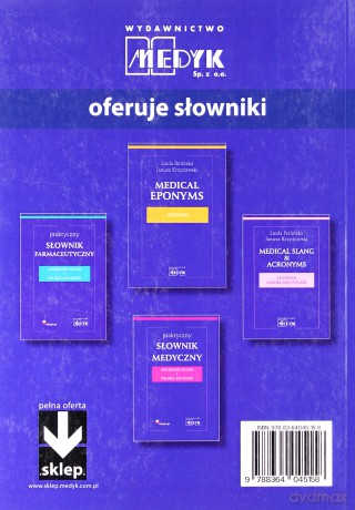 Praktyczny słownik medyczny angielsko- polski polsko- angielski MEDYK [KSIĄŻKA]
