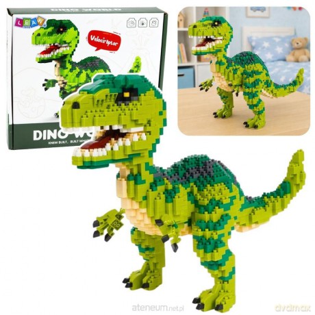 Klocki konstrukcyjne dinozaur Velociraptor 1457 el. [KLOCKI]