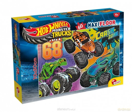 LISCIANI Hot Wheels 60 el. Maxifloor [PUZZLE]