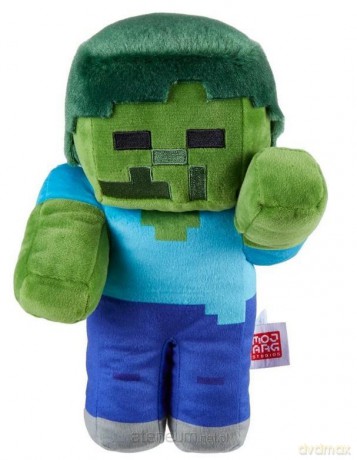 Maskotka Minecraft Zombie 23cm