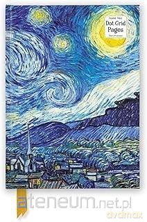 Notatnik A5 kropki Gwiaździsta noc Van Gogh