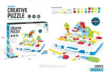 Puzzle kreatywne 135el [KLOCKI]