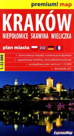 Premium! Map Kraków, Niepołomice, Skawina, Wieliczka