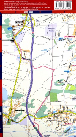 Premium! Map Kraków, Niepołomice, Skawina, Wieliczka