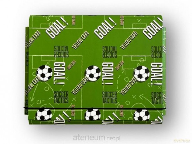 Teczka łamana A5 na gumkę T0128 Goal! mat
