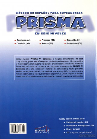 Prisma nivel A1 ćwiczenia wersja polska EDI-NUMEN [KSIĄŻKA]