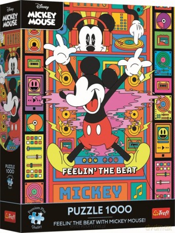 TREFL 1000 el. Disney Czuj rytm z Mikim [PUZZLE]