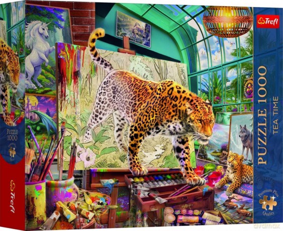 TREFL 1000 el. Lamparty w pracowni malarskiej [PUZZLE]