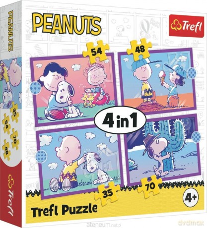 TREFL 4w1 Peanuts Snoopy [PUZZLE]