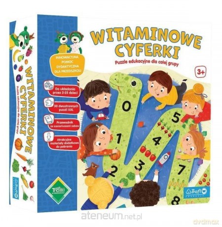 TREFL Witaminowe cyferki. edukacyjne Wąż [PUZZLE]