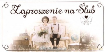 Zaproszenie Ślub Z109 (10szt.)