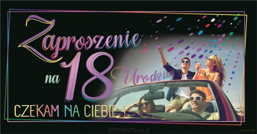 Zaproszenie Urodziny Z65 (10szt.)