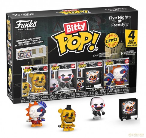 Five Nights at Freddy's Bitty POP! Vinyl Figure 4-Pack Series 5 2,5 cm [FIGURKA]