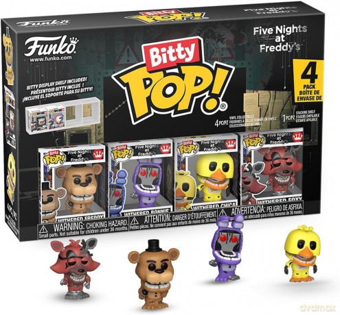 Five Nights at Freddy's Bitty POP! Vinyl Figure 4-Pack Series 6 2,5 cm [FIGURKA]