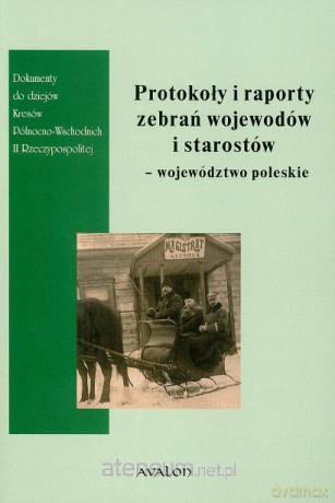 Protokoły i raporty zebrań wojewodów i starostów - województwo poleskie [KSIĄŻKA]