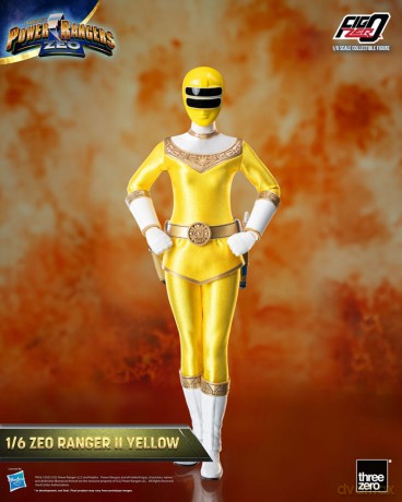 Power Rangers Zeo FigZero Action Figure 1/6 Ranger II Yellow 30 cm [FIGURKA]