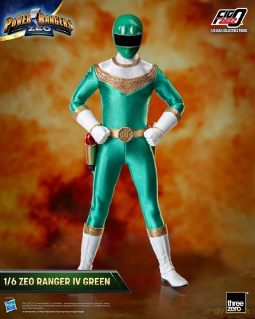 Power Rangers Zeo FigZero Action Figure 1/6 Ranger IV Green 30 cm [FIGURKA]