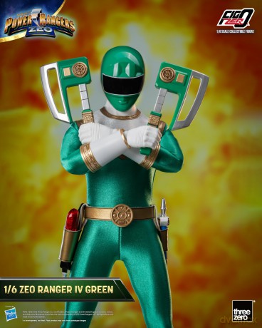 Power Rangers Zeo FigZero Action Figure 1/6 Ranger IV Green 30 cm [FIGURKA]