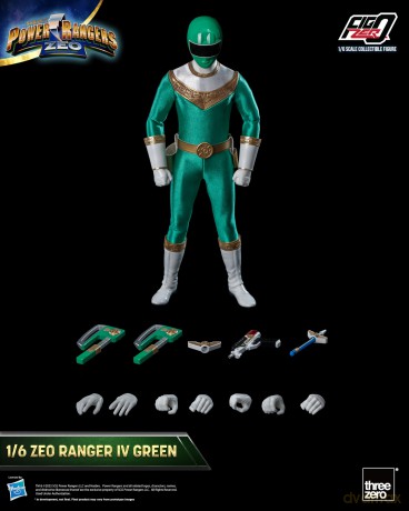 Power Rangers Zeo FigZero Action Figure 1/6 Ranger IV Green 30 cm [FIGURKA]
