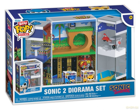 Sonic 2 Bitty POP! Boxes Vinyl Figure Diorama Set [FIGURKA]