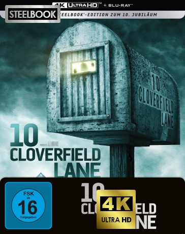 10 Cloverfield Lane (Lim. Steelbook) [Blu-Ray 4K]+[Blu-Ray]