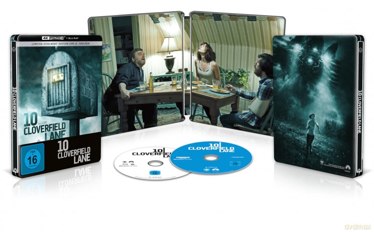10 Cloverfield Lane (Lim. Steelbook) [Blu-Ray 4K]+[Blu-Ray]