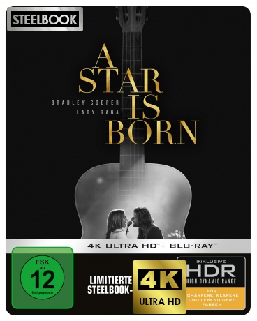 A Star Is Born - Steelbook [Blu-Ray 4K]+[Blu-Ray]