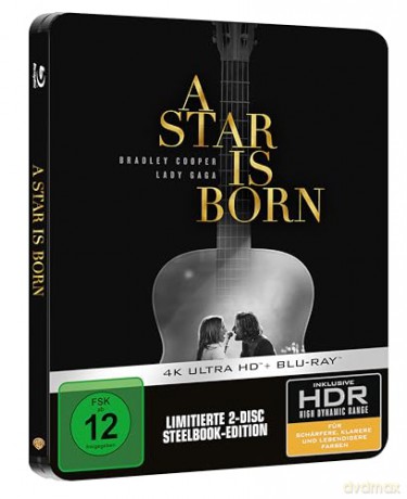 A Star Is Born - Steelbook [Blu-Ray 4K]+[Blu-Ray]