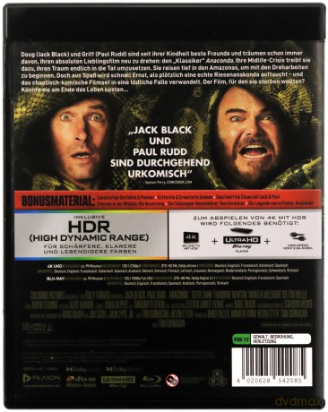 Anaconda (Anakonda) [Blu-Ray 4K]+[Blu-Ray]