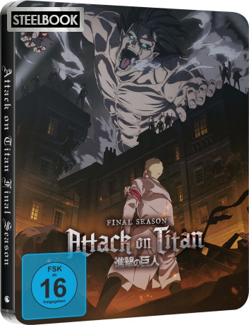 Attack on Titan: Final Season - Staffel 4 - Gesamtausgabe - Steelbook - Limited Edition [DVD]