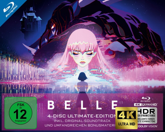 Belle Ultimate U-Edition (4K-UHD + Blu-ray + Bonus-Disc + Soundtrack) [Blu-Ray 4K]+[Blu-Ray]